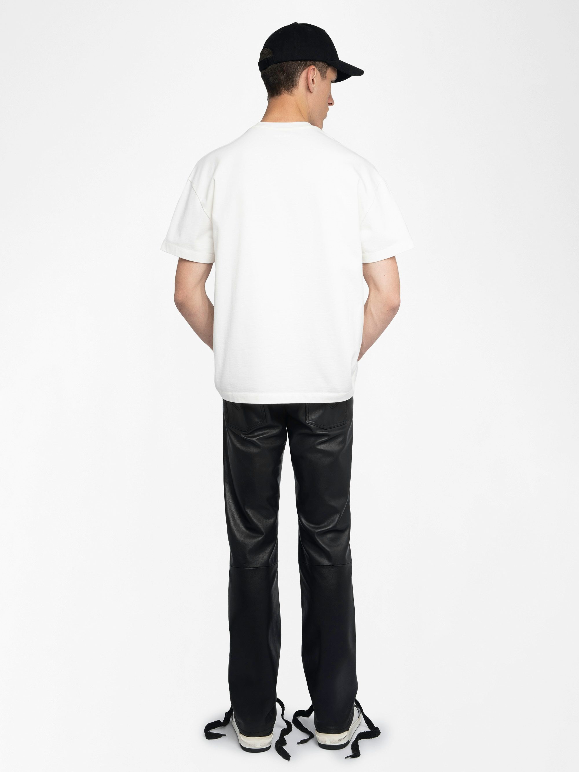 Teddy T-shirt - Oversized short-sleeved T-shirt with front print.